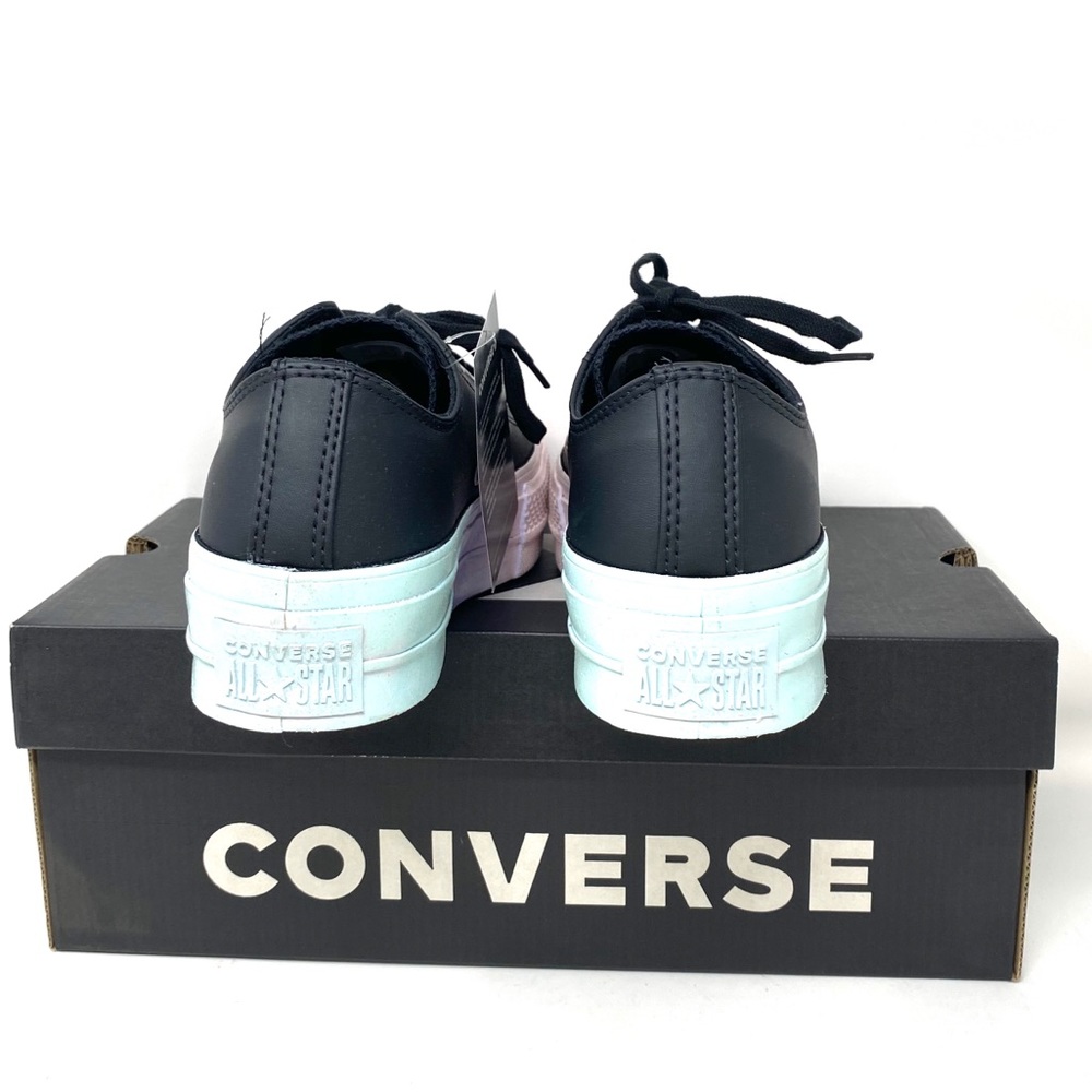 Converse Ctas Lift Leather Platform Black Polar W - Picture 6 of 7